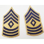 Korean War era 1948 Pattern First Sergeant Combat Arms Rank Chevrons