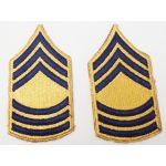 Korean War era 1948 Pattern Master Sergeant Combat Arms Rank Chevrons