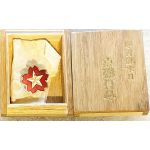 ​WWII Japanese Cherry Blossom Star Association Cased Badge