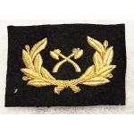 ​WWII US Army Transport Service / ATS Bullion Officers Carpenter Cap Badge