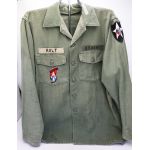 Vietnam era US Army 2nd infantry Division Imjin Scouts Fatigue Shirt
