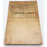 WWII US War Department Manual Handbook On 3/4 Ton Truck, 4x4 (Dodge)