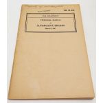 WWII US War Department Manual Handbook On Automotive Brakes