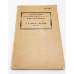 WWII US War Department Manual Handbook On Rifle, Caliber .30, M1