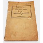 WWII US War Department Manual Handbook On 37-MM Gun, Antitank, M3