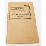 WWII US War Department Manual Handbook On First Aid For Soldiers​