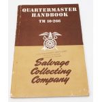WWII Quartermaster Handbook On Salvage Collecting Company
