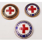 Post WWII German ​DRK Red Cross Service Pins Lot