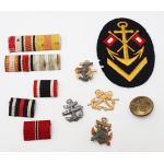 Kriegmarine Bring Back Insignia Lot
