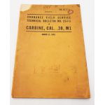 ​WWII US War Department Manual Handbook On M1 Carbine, cal. .30