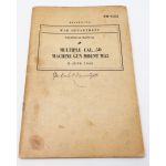​WWII US War Department Manual Handbook On the .50 Cal Machine Gun Mount M45