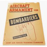 ​WWII US War Department Manual Aircraft Armament For Bombardiers