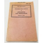 ​WWII US War Department Engineer Manual Handbook On Explosives and Demolitions