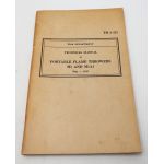 WWII US War Department Manual Handbook On Portable Flame Throwers M1 and M1A1