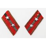 WWII Japanese Army 1st Lieutenant Officers Collar Tab Set