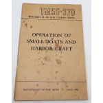 ​Korean War era US War Department Manual Handbook On the Operation of Small Boats and Harbor Craft