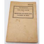 ​WWII US War Department Manual Handbook On the M1917 Machine Gun