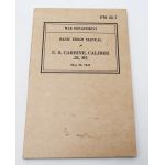 WWII US War Department Manual Handbook On the M1 Carbine