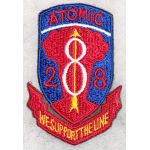 1950's-60's 2nd Battalion 28th Field Artillery ATOMIC German Made Patch