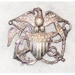 ​WWII US Public Health Service Enlisted Cap Badge