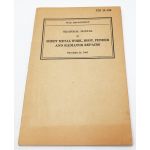 WWII US War Department Manual Handbook on Sheet Metal Work, Body, Fender and Radiator Repairs