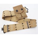 ​WWI era US Army M1912 Colt .45 Magazine Pouch and Belt