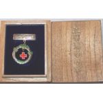 Pre-WWII Cased Japanese Red Cross Merit Badge
