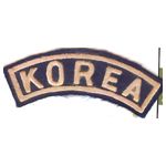 Late 1940's-1950's KMAG Korea Tab /  Patch