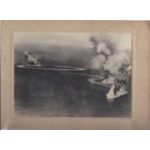 WWII Japanese Propaganda Photo Of Battle Of Indonesia / Java Sea