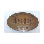 1920's US Aviation Field Brass ID Badge