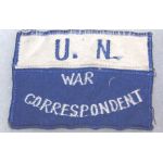 United Nations War Correspondent Patch