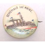 Remember The Maine Pinback Button