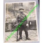 WWII Japanese China Incident Cavalry Soldier Photo