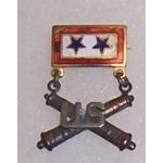 Artillery Two Star Son In Service Patriotic / Sweetheart Pin