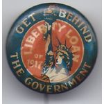 Liberty Loan Of 1917 Celluloid Pinback Button