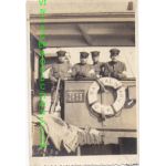 WWII Japanese Army Soldiers on transport ship Photo