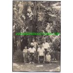 WWII Japanese Army Tropical Setting Of Two Soldiers & A Sikh Photo