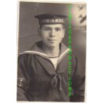 Late WWII Japanese Navy Sailor In Studio Setting With Aviation Background Photo