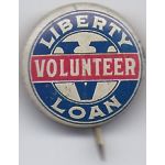 Fifth Liberty Loan Volunteer Celluloid Pinback Button