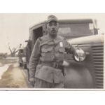 WWII EraJapanese  Army Truck Driver Photo