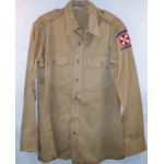 88th Infantry Battalion Heavy Mortars Khaki Shirt