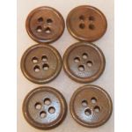 WWII Japanese Army Dead Stock Bamboo Uniform Buttons