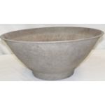 Japanese WWII - Occupation Period Pot Metal Grinding / Mixing Bowl Made Out Of Wrecked Aircraft Metal.