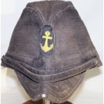 WWII Imperial Japanese Navy Black Dyed Field Cap