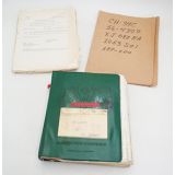 Vietnam era CH34 Choctaw Helicopter Equipment and Repair Log Book Set to 28th Aviation Bn