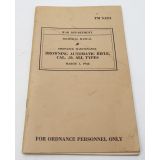 WWII US War Department Manual Handbook On the Browning Automatic Rifle