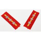 ​WWII Japanese Army 1st Sergeant Enlisted Collar Tab Set