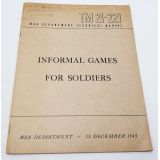 ​WWII US War Department Manual Handbook on Informal Games For Soldiers