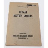 WWII US War Department Military Intelligence Handbook on German Military Symbols