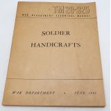 ​WWII US War Department Manual Handbook On Soldier Handicrafts